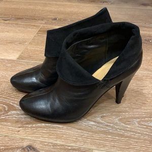 Coach black Leather Booties